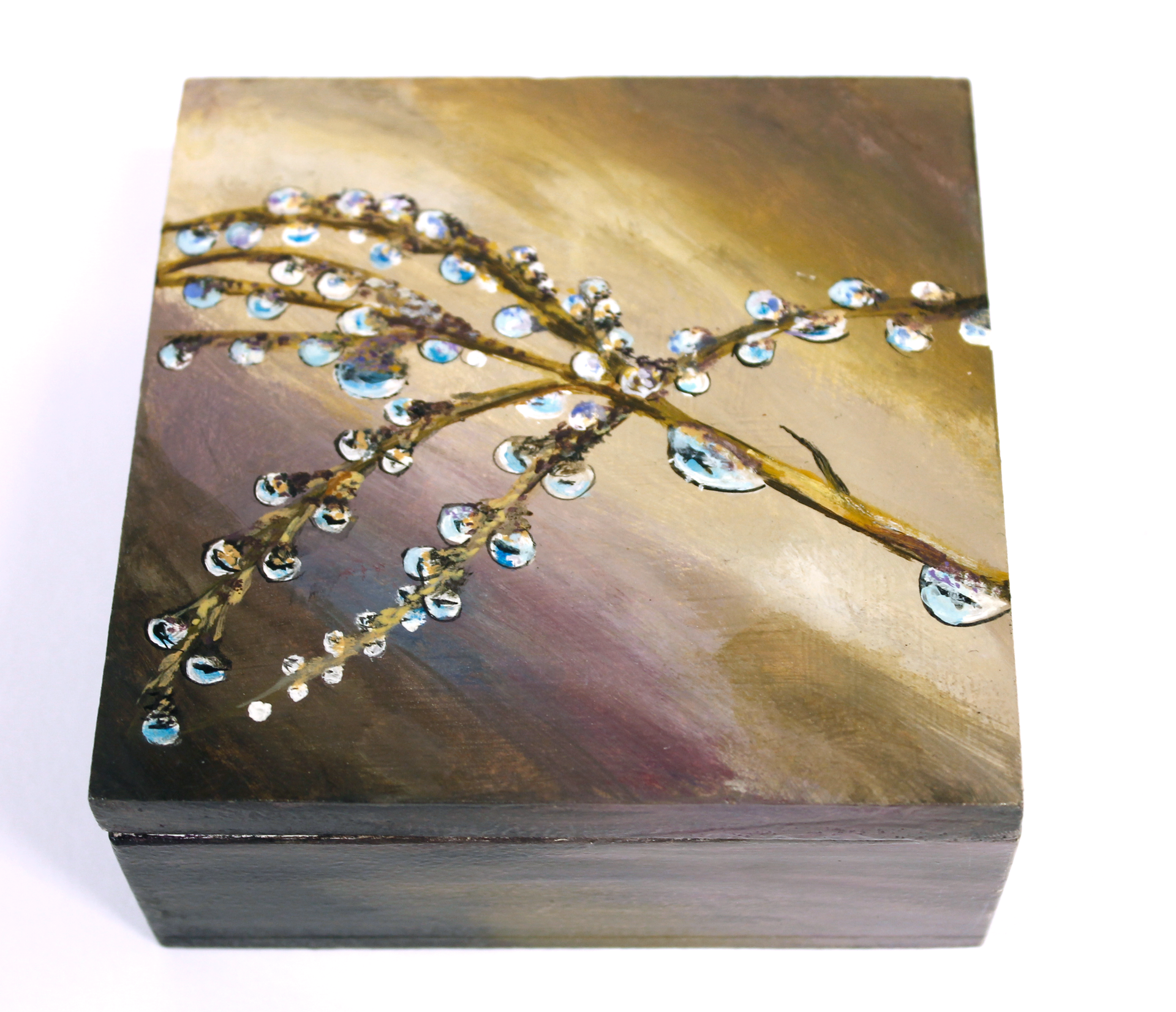 Doosje 'Druppels'/ Carine's Creaties