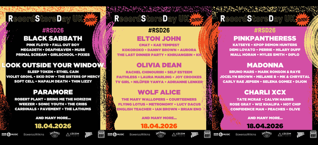 THE RECORD STORE DAY 2026 LIST HAS LANDED!