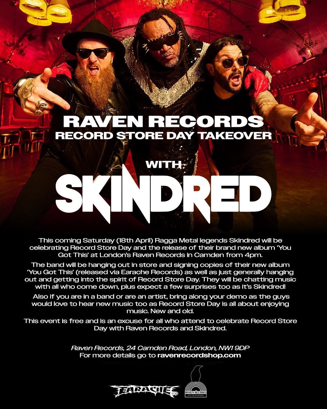 Skindred RSD Takeover