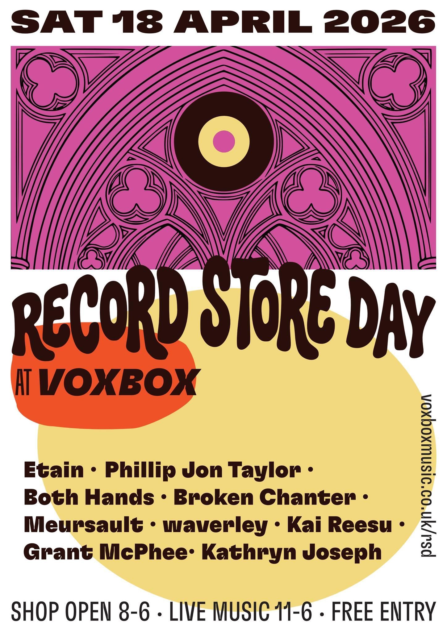 Annual Record Store Day event hosted by VoxBox Music