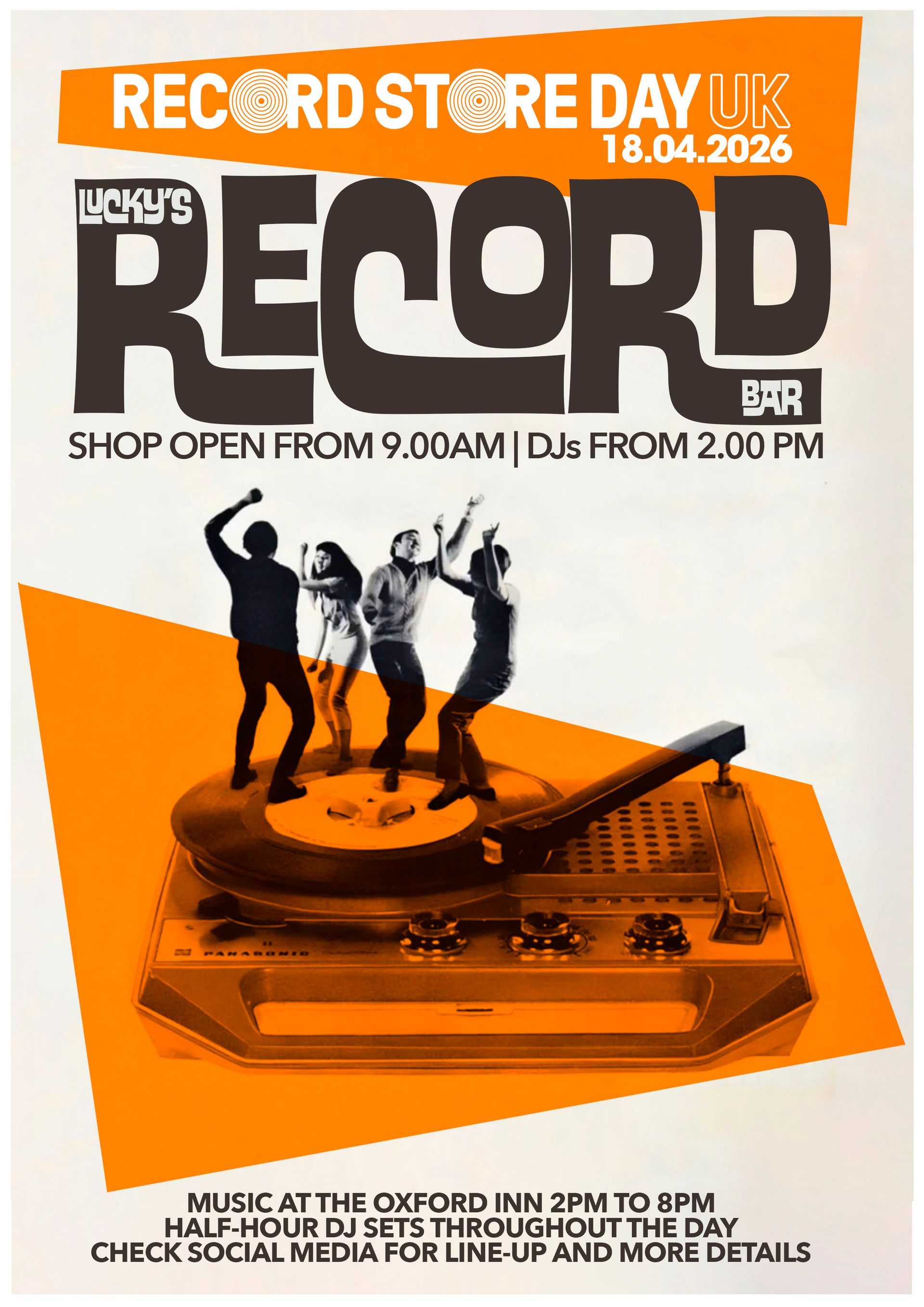 Lucky's Record Bar Takeover at The Oxford Inn