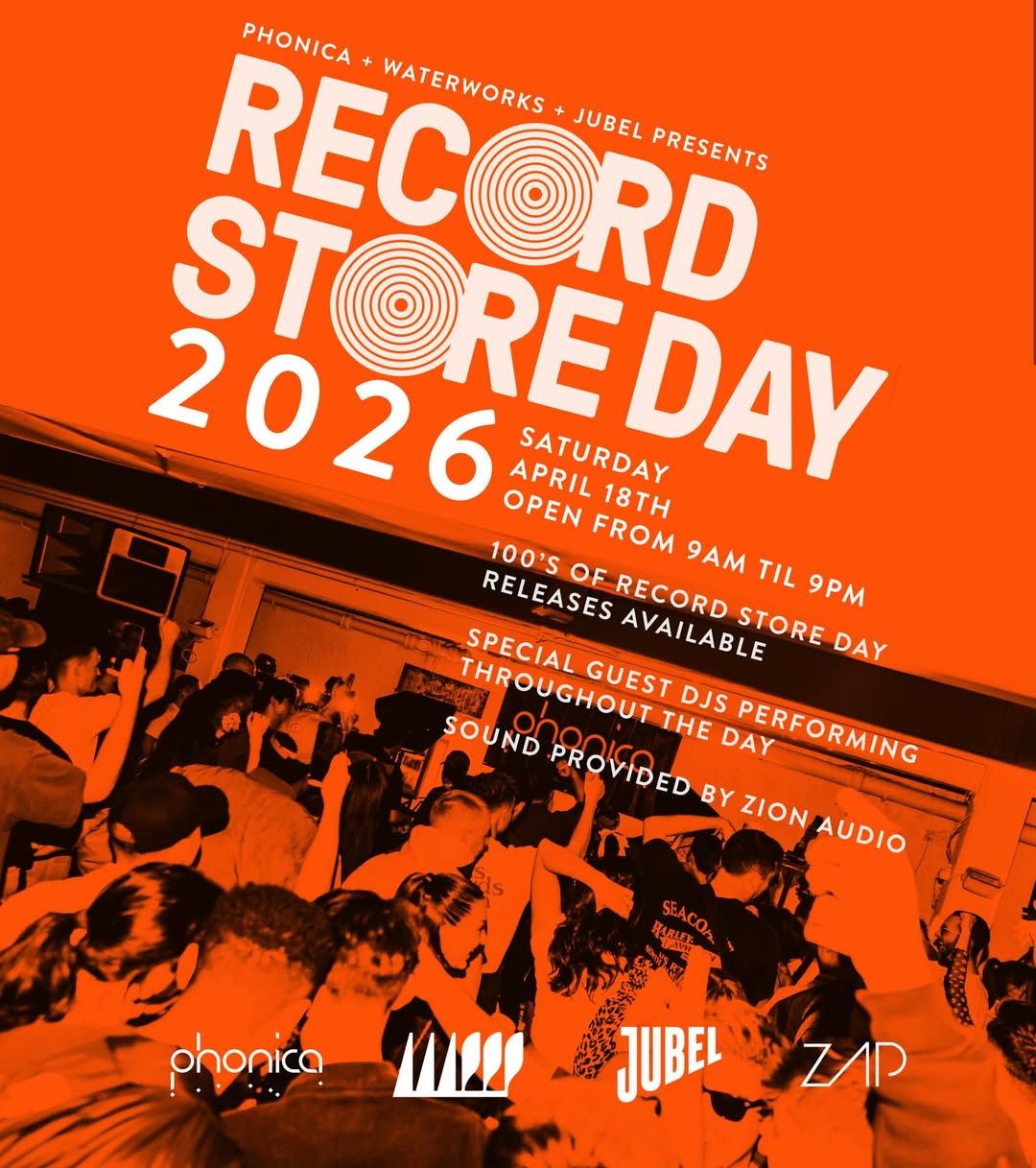 Phonica, Waterworks & Jubel presents Record Store Day 2026