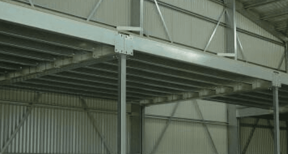 6m x 3m x 2.7m Mezzanine — Steel Sheds in Bowen, QLD