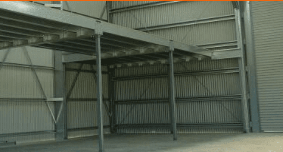 3m x 9m x 2.7m Mezzanine — Steel Sheds in Bowen, QLD