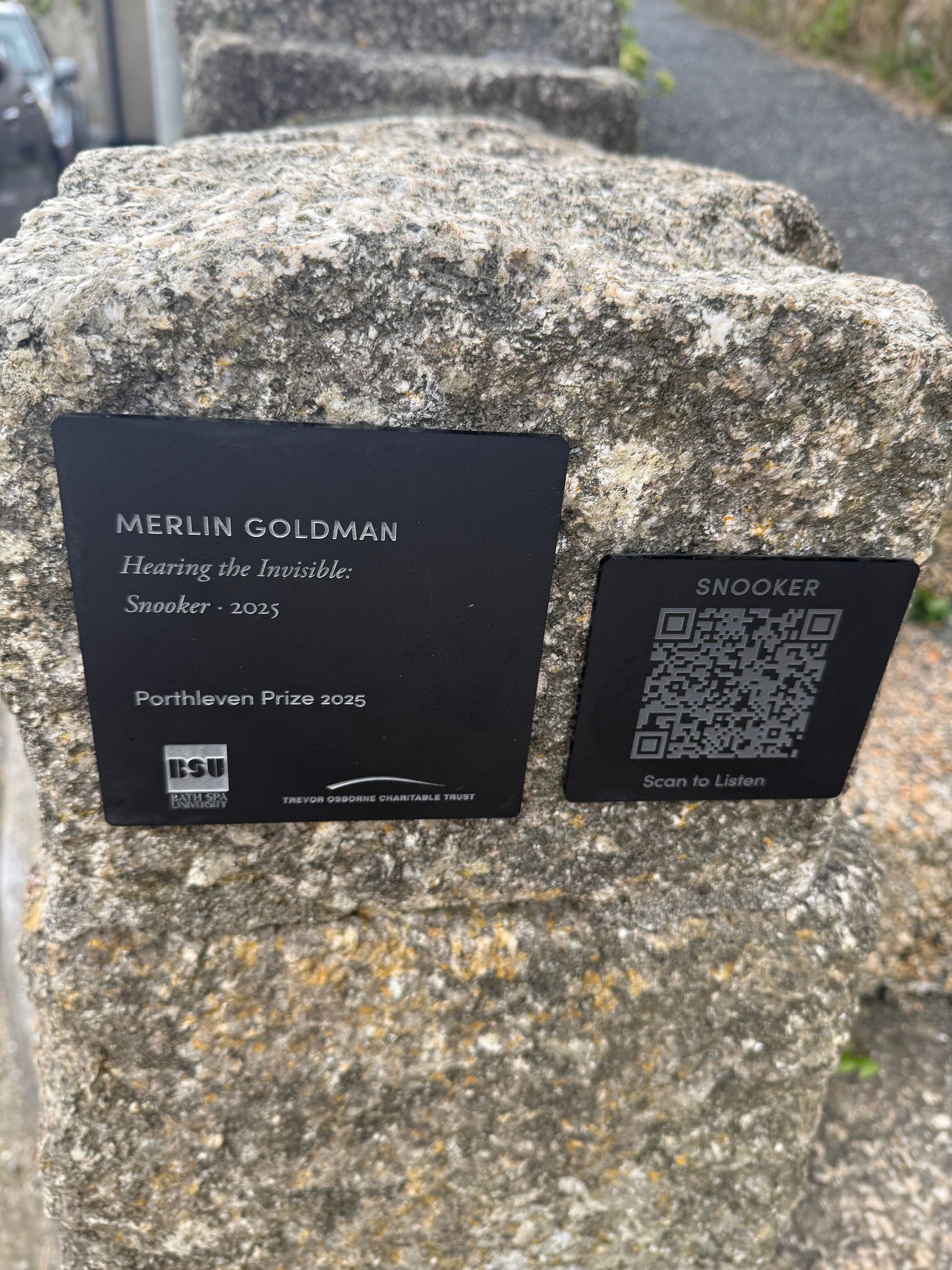 Name plaque and QR code for Snooker Name plaque and QR code for Snooker