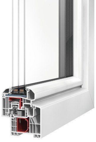 Halbflächenversetztes Profil