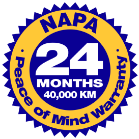 NAPA AUTOPRO 24 Month/40,000Km Warranty Logo - Lexington Auto Service