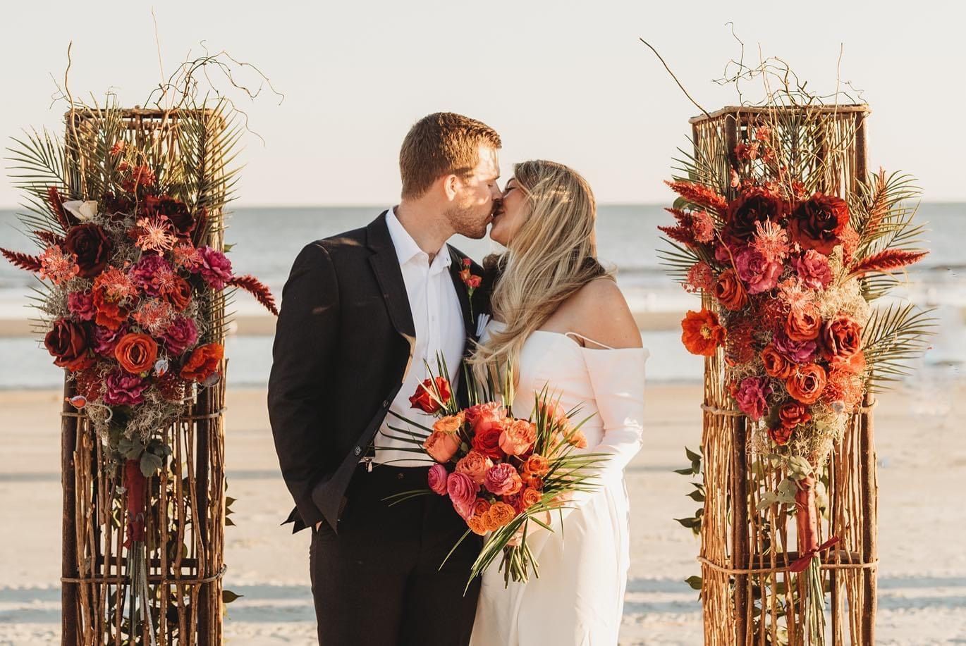 Wedding Arch Beside the Beach