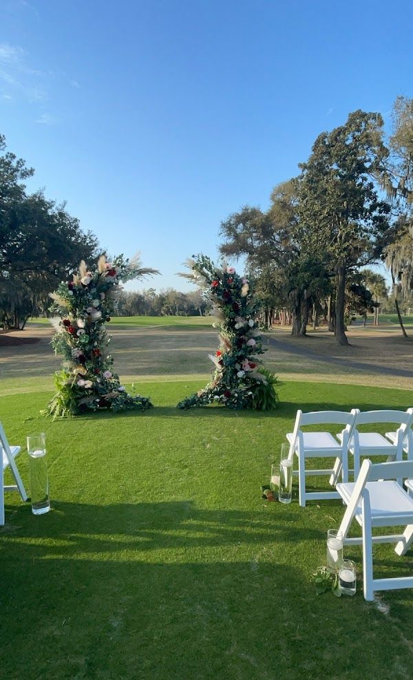 Elegant Garden Wedding Arch