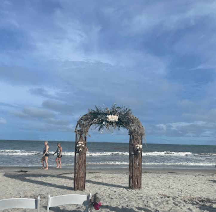 Beautiful Beach Wedding Arch