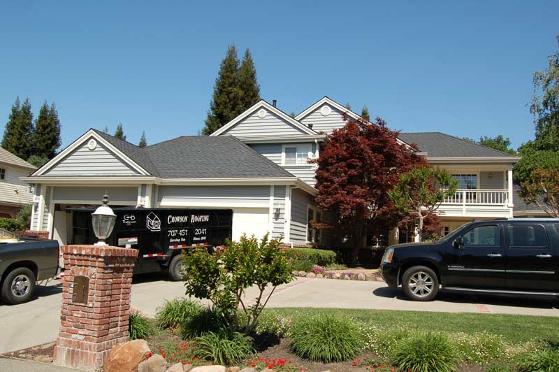 After Roof Installations — Vacaville, CA — Crowson Roofing