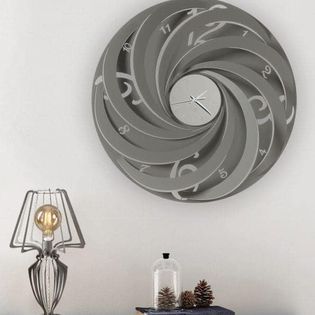 orologio da parete grigio