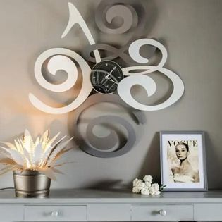 orologio da parete con numeri grandi