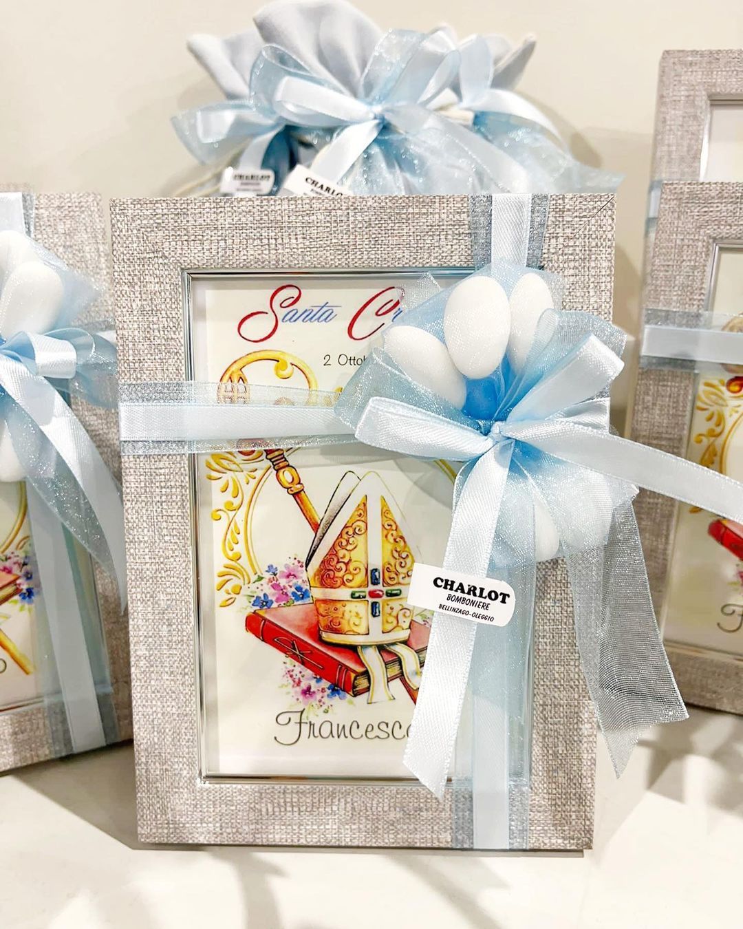 cornice con confetti