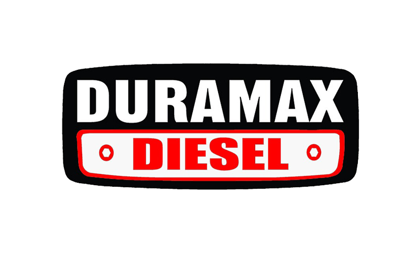 The duramax diesel logo is on a white background.