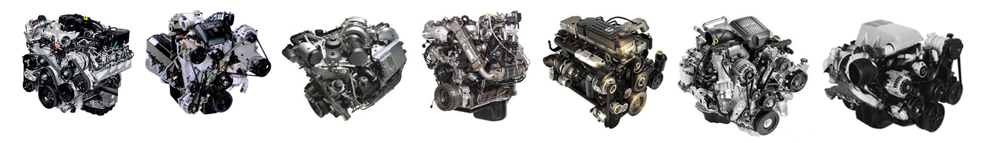 A row of different types of rocks on a white background.