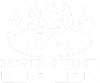 It is a ford logo with flames on it.
