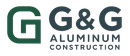 Logo for G&G Aluminum Construction: a green stylized "G" next to dark gray "G & G" with "Aluminum Construction" below.