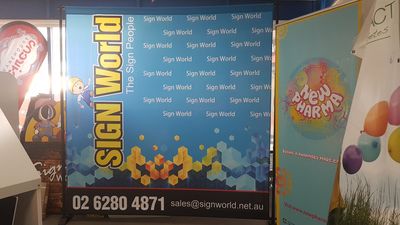 A sign that says sign world on it — Signworld In Mitchell, ACT
