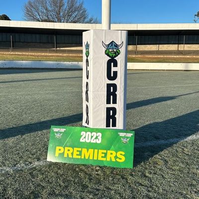 A Sign on a Field That Says 2023 Premiers — Signworld In Mitchell, ACT