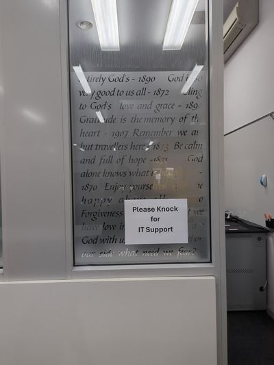 A Room With a Sign That Says Phone Break on It — Signworld In Mitchell, ACT