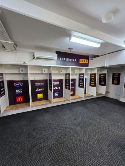 A Locker Room With a Mcdonald's Sign on the Wall — Signworld In Mitchell, ACT
