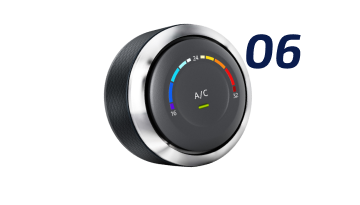 A thermostat with the number 06 next to it | Keck's Repair Inc