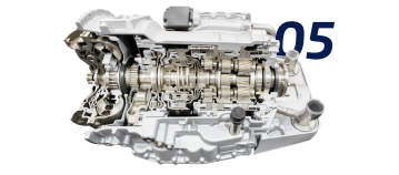 A white engine with the number 05 on it | Keck's Repair Inc