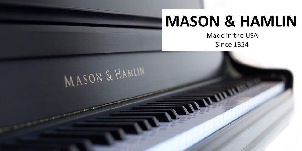 Mason & Hamlin grand and upright pianos