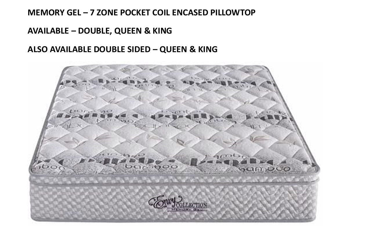 Bamboo Memory Gel Mattress