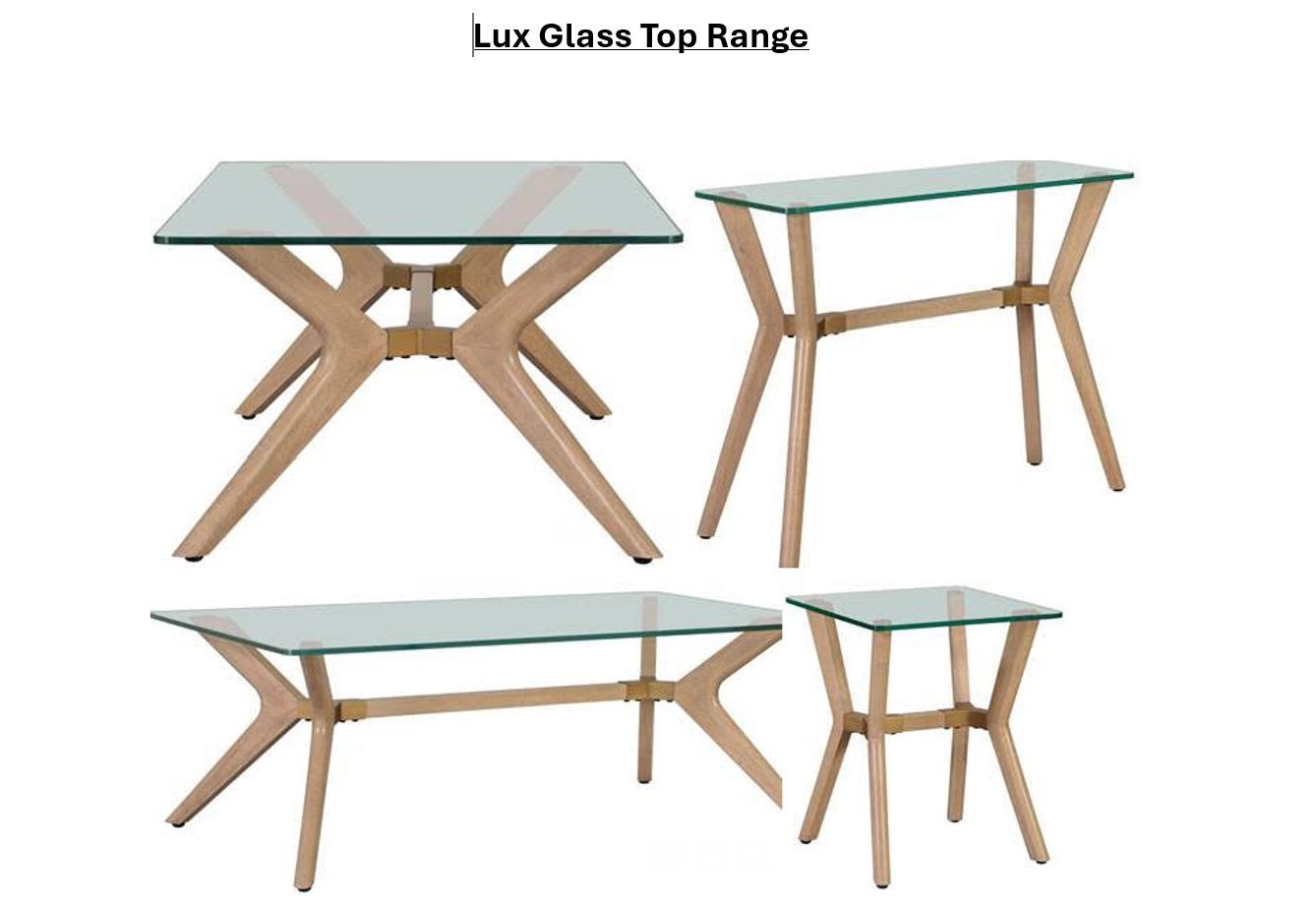 Lux Glass top range