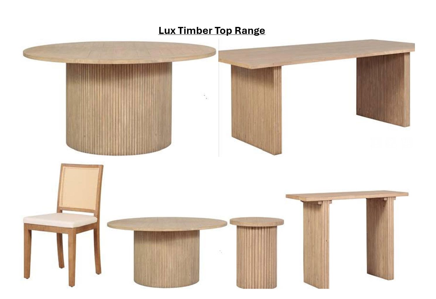Lux Timber Top Range
