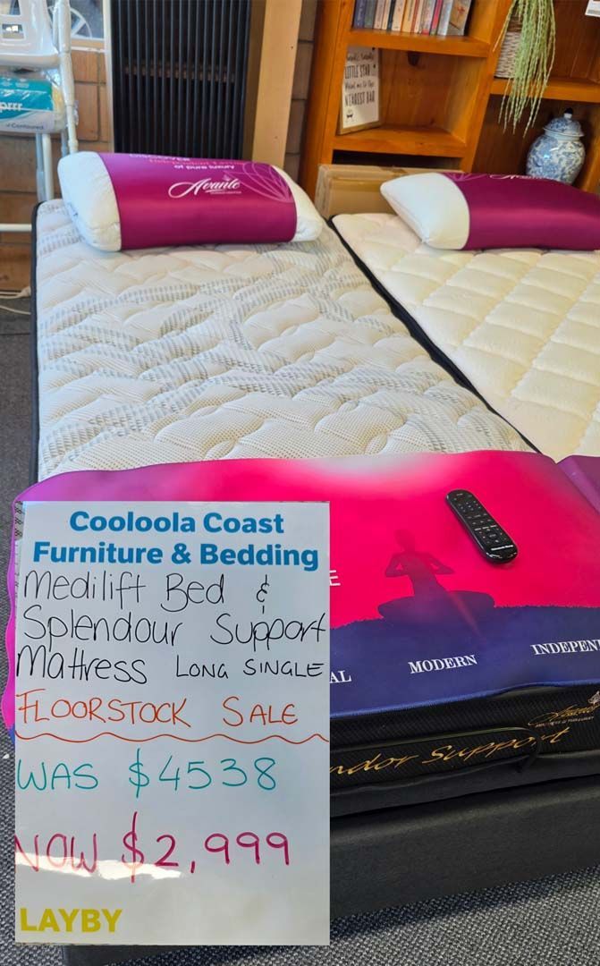 Medilift Bed & Splendour Support Mattress Long Single