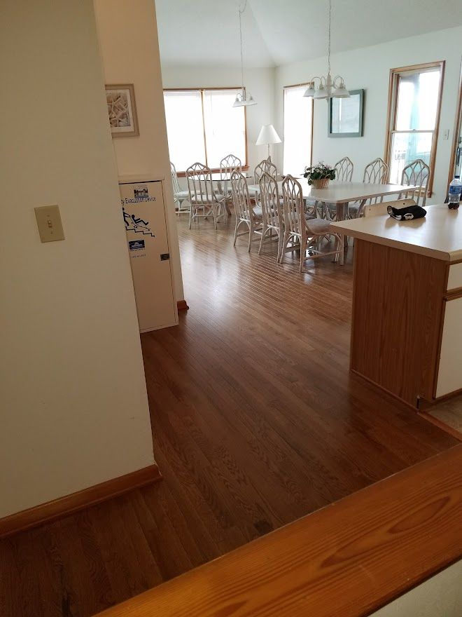 Flooring And Living Area Side View — Virginia Beach, VA — Scott's Hardwood Floors
