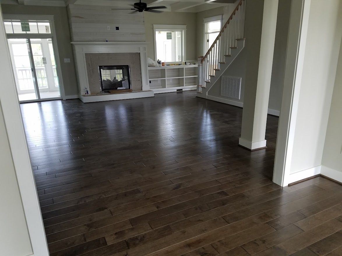 Laminated Dark Flooring — Virginia Beach, VA — Scott's Hardwood Floors