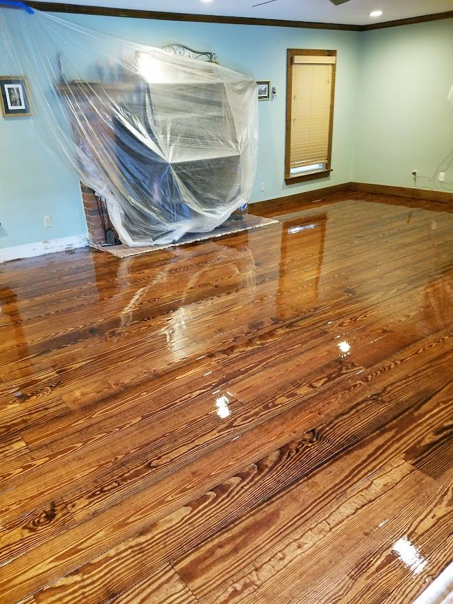 Flooring And Covered Furniture — Virginia Beach, VA — Scott's Hardwood Floors