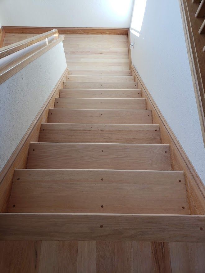 Stair And White Wall — Virginia Beach, VA — Scott's Hardwood Floors