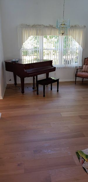 Flooring With Piano — Virginia Beach, VA — Scott's Hardwood Floors