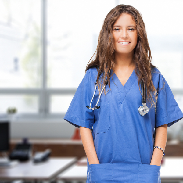 Female Nurse smiling