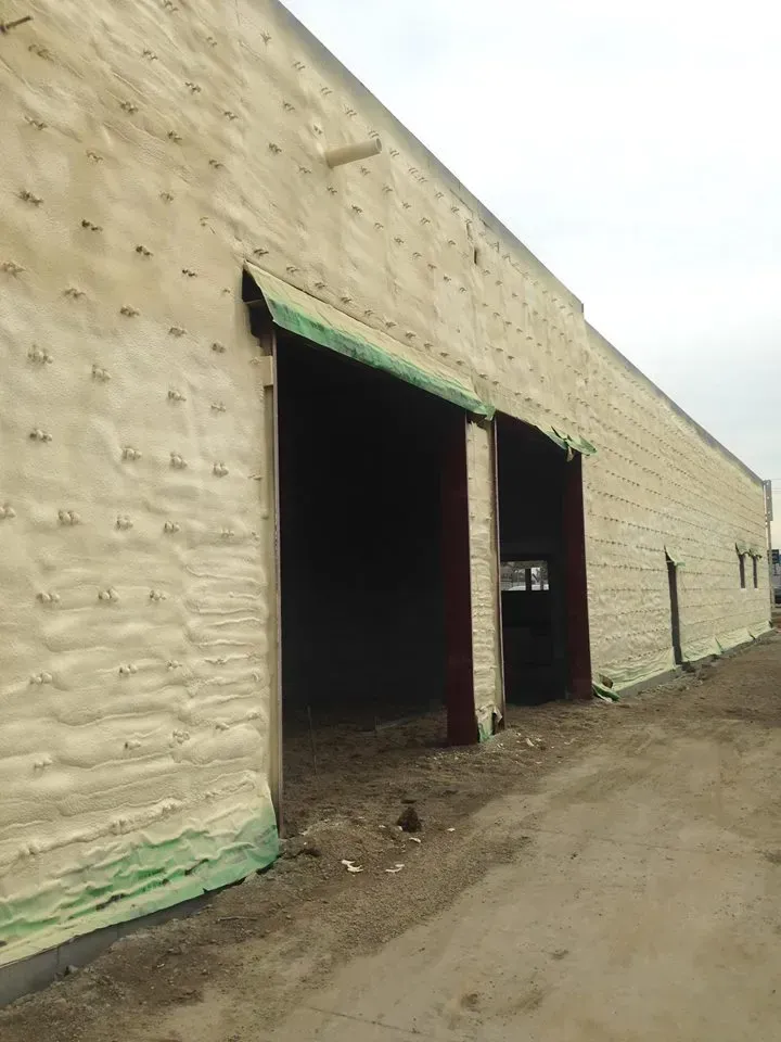 A large building with the number 11 on it