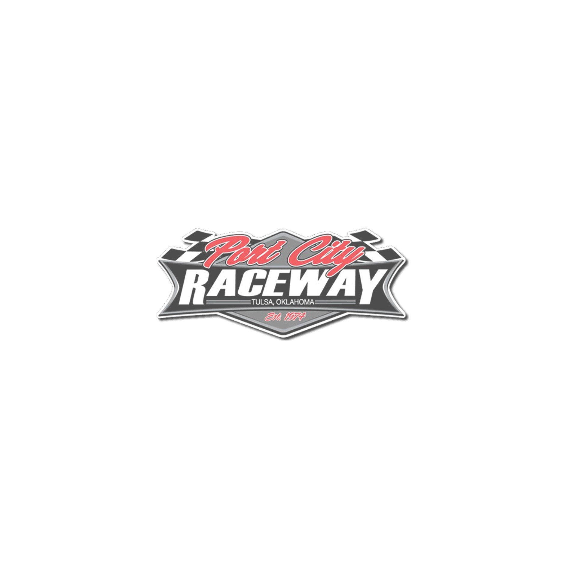 A raceway logo on a white background.
