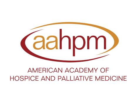 the logo for the american academy of hospice and palliative medicine