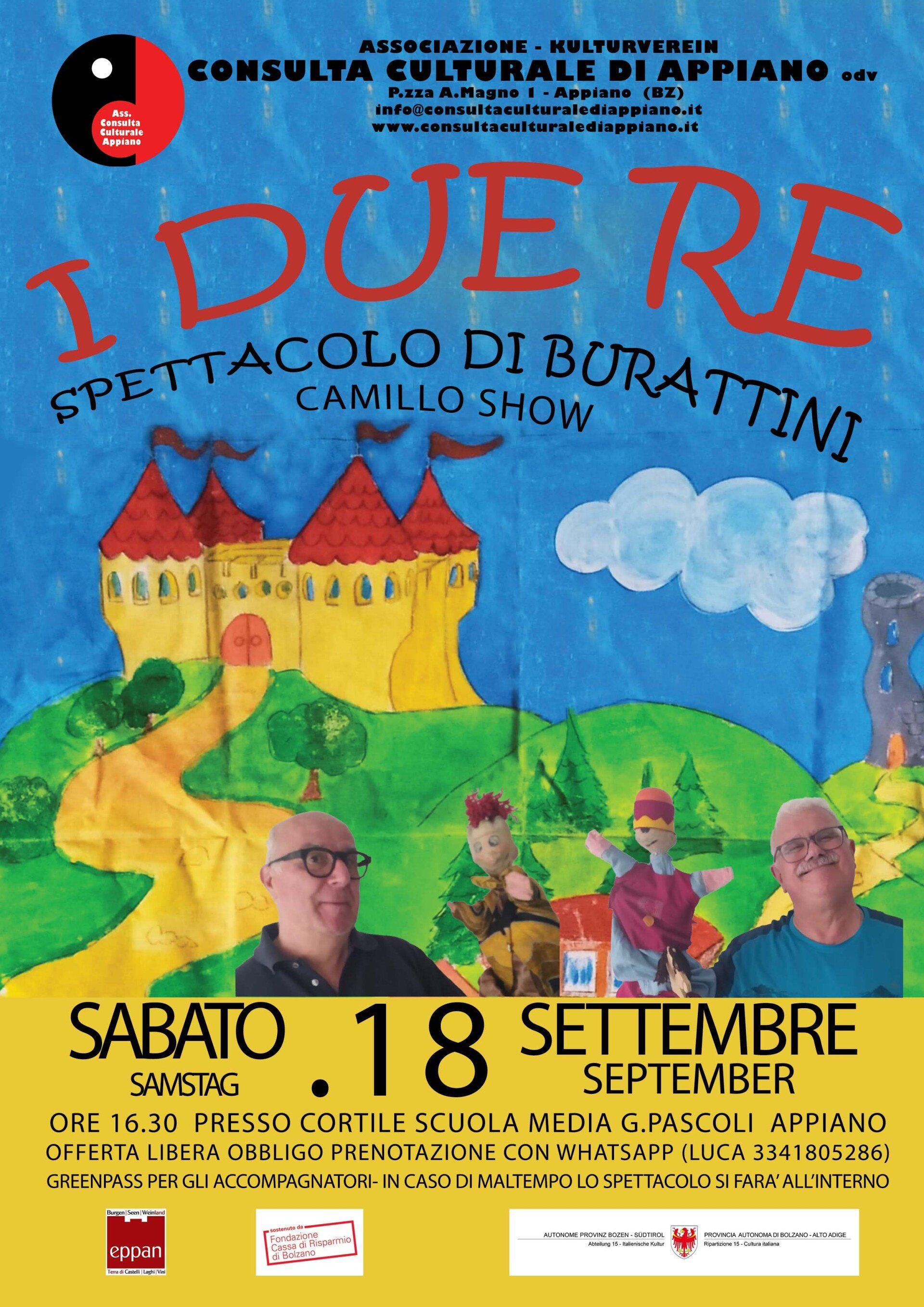 Locandina spettacolo i due re