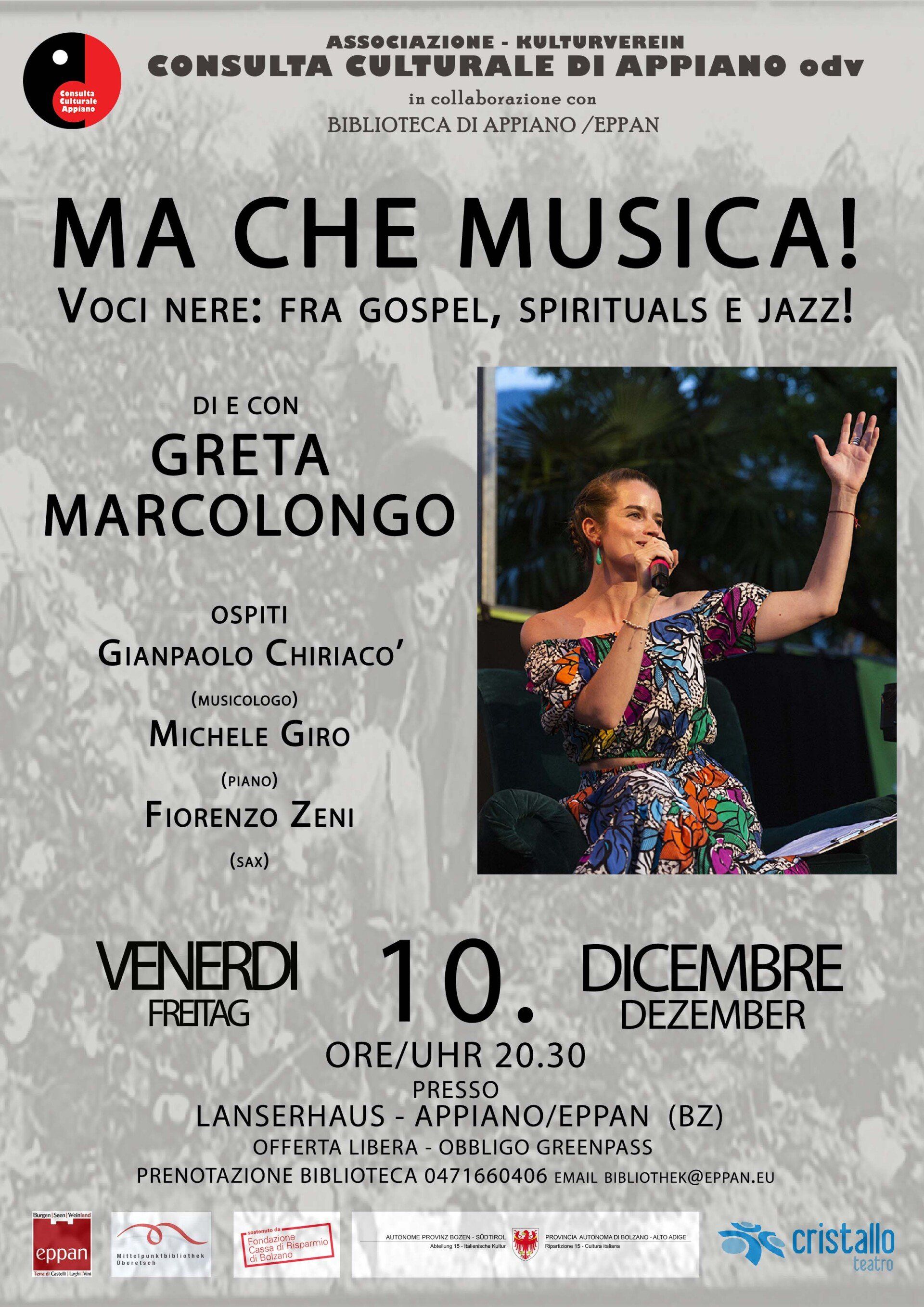 Locandina dello spettacolo Ma che musica!