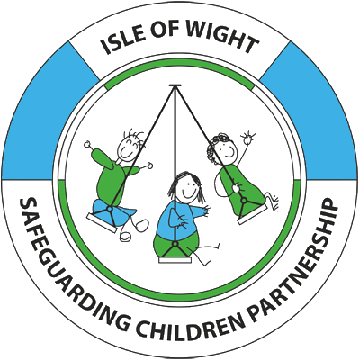 The logo for isle of wight safeguarding children partnership