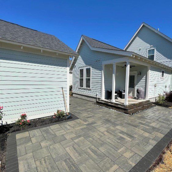 Newly Installed Patio — Mount Pleasant, SC — Tidewater Landscape LLC