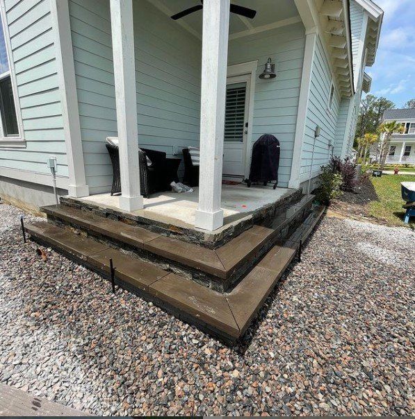Porch Stairs — Mount Pleasant, SC — Tidewater Landscape LLC