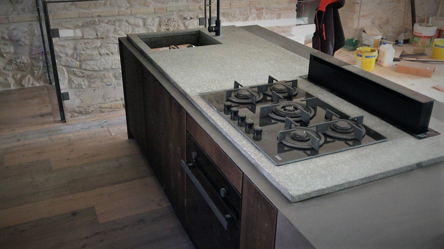 piano lavoro in granito