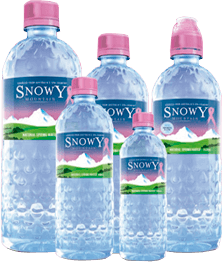 snowy mountain bottles