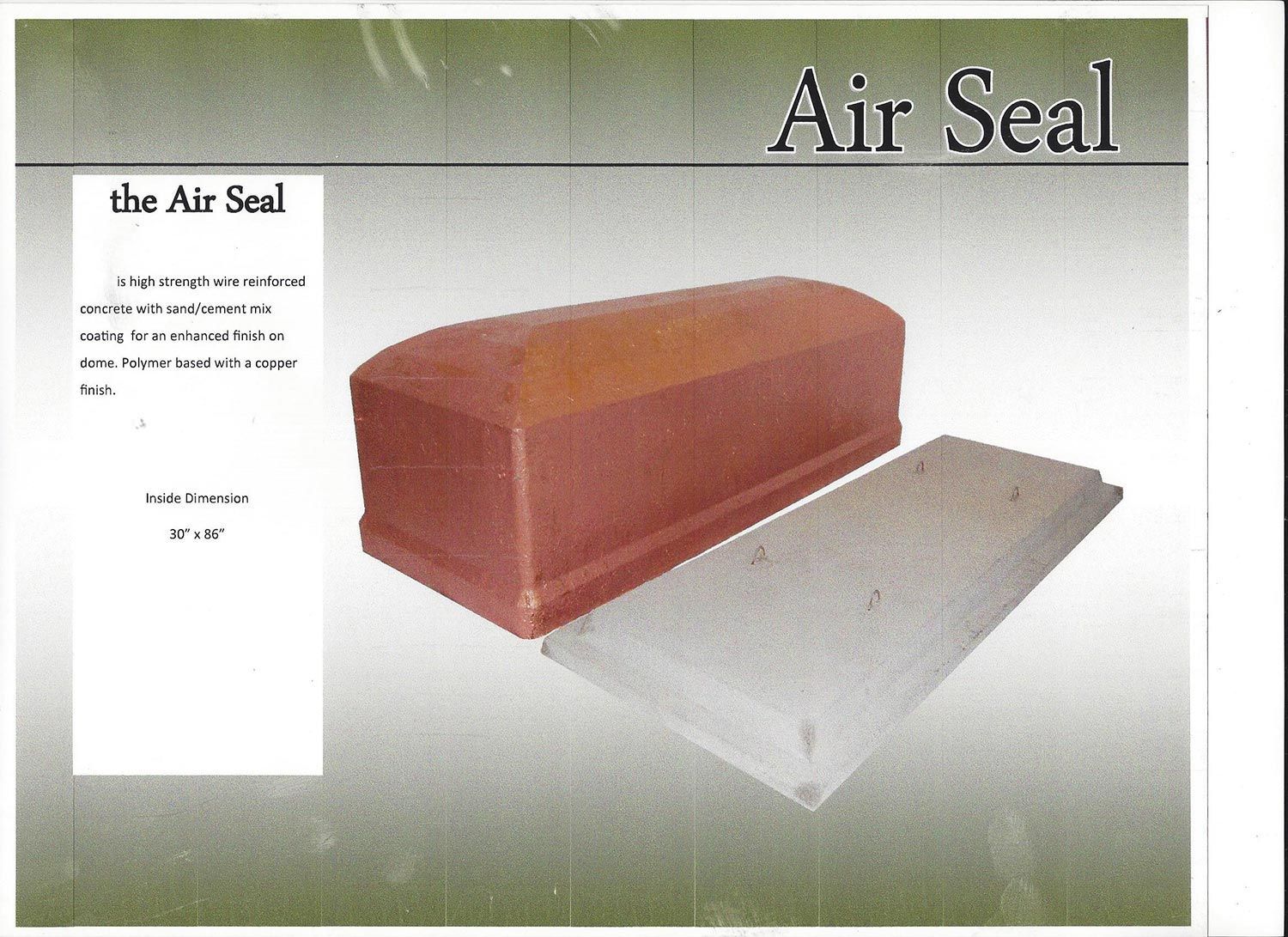 Air Seal Burial Vault — Snyder Twp, PA — Ray Burial Vault Co